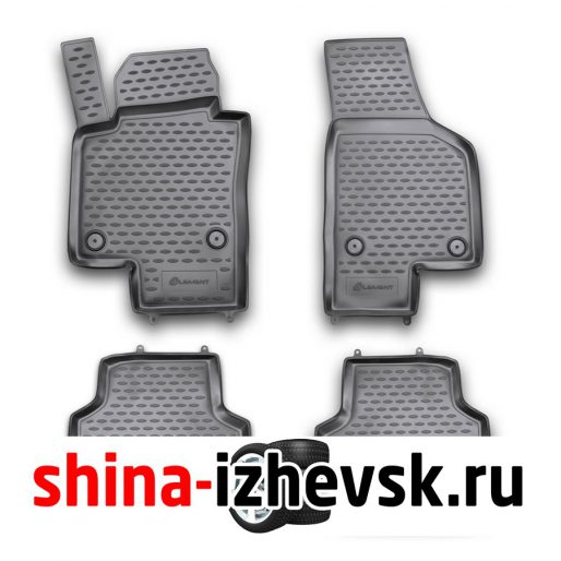 Коврик Autofamily коврик в салон полиуретановый черный для VOLLKSWAGEN Jetta VI 2011- в Ижевске